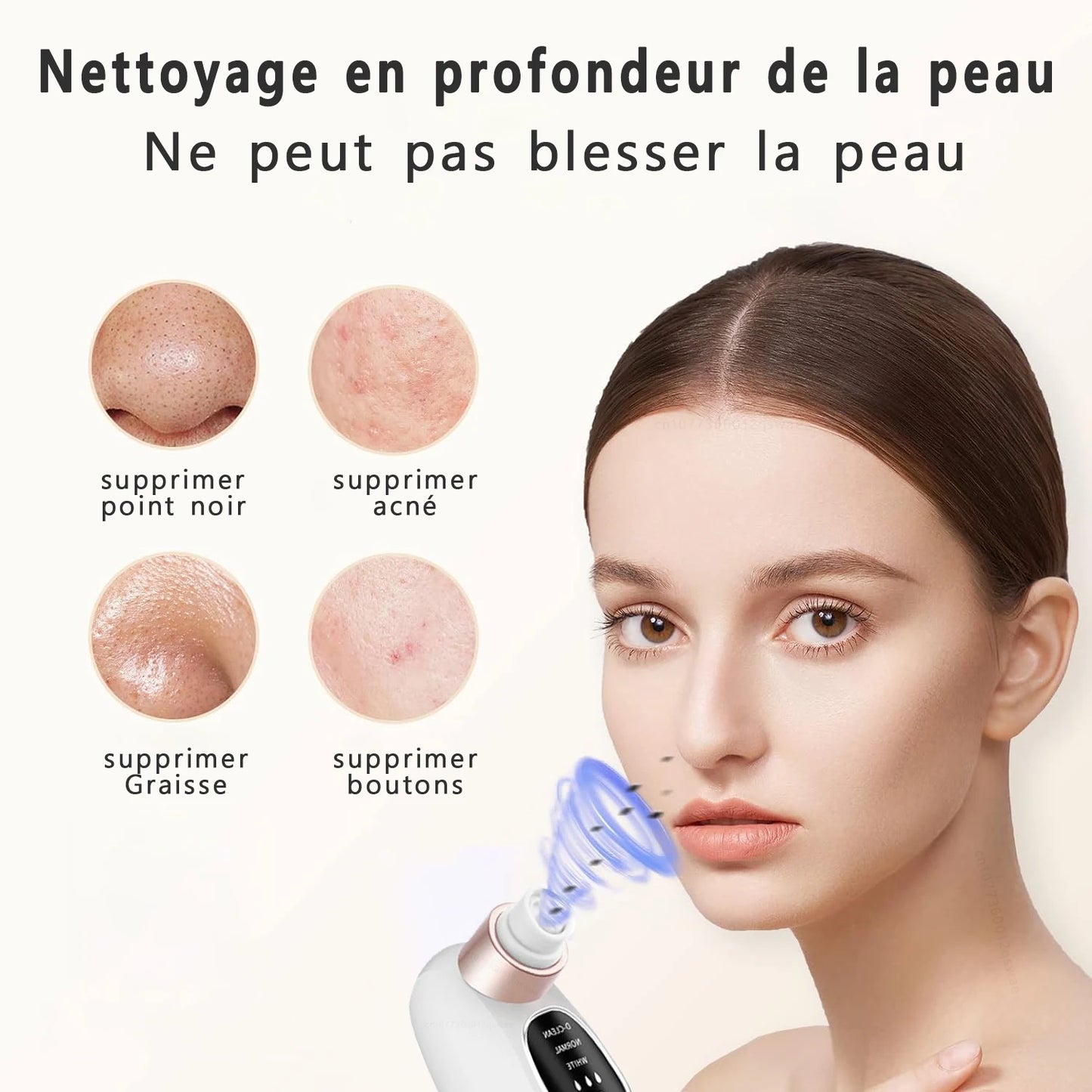 🧼 Aspirateur de Points Noirs à Microbulles